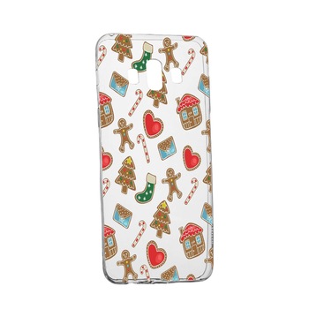 Husa de protectie Craciun, Christmas sweets pentru Samsung Galaxy J6 Plus 2018, rezistenta la uzura, anti-alunecare, din silicon Premium, 353 Husa de protectie Craciun, Christmas sweets pentru Samsung Galaxy J6 Plus 2018, rezistenta la uzura, anti-alunecare, din silicon Premium, 353
