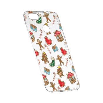 Husa de protectie Craciun, Christmas sweets pentru Huawei P Smart, rezistenta la uzura, anti-alunecare, din silicon Premium, 353 Husa de protectie Craciun, Christmas sweets pentru Huawei P Smart, rezistenta la uzura, anti-alunecare, din silicon Premium, 353