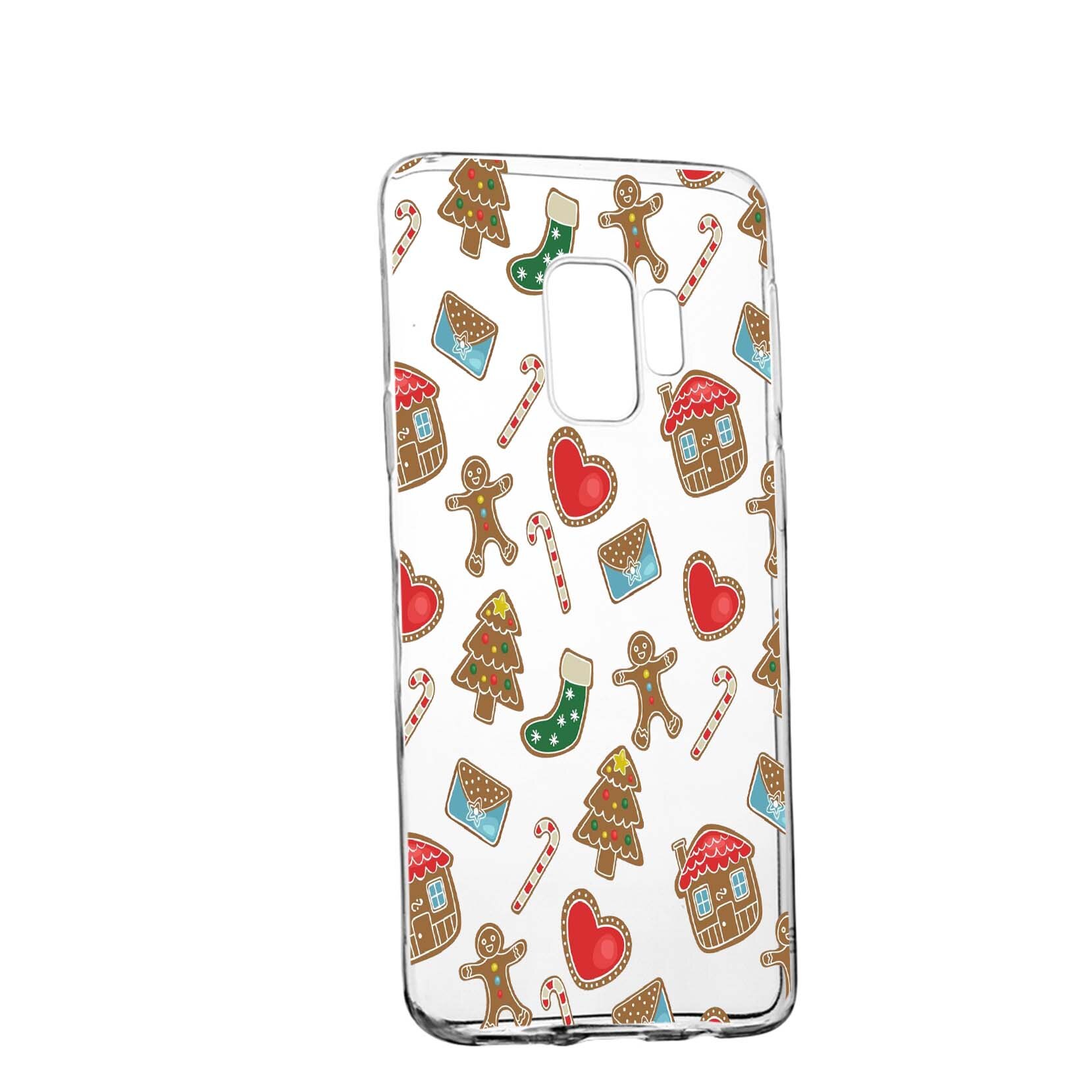 Husa de protectie Craciun, Christmas sweets pentru Samsung Galaxy J4 2018, rezistenta la uzura, anti-alunecare, din silicon Premium, 353