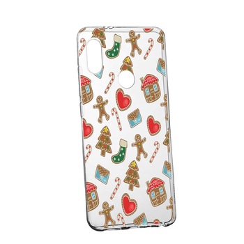 Husa de protectie Craciun, Christmas sweets pentru Huawei Y7 2019, rezistenta la uzura, anti-alunecare, din silicon Premium, 353 Husa de protectie Craciun, Christmas sweets pentru Huawei Y7 2019, rezistenta la uzura, anti-alunecare, din silicon Premium, 353