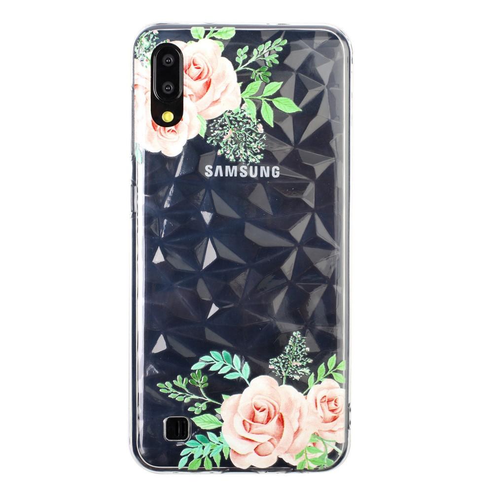 Husa Samsung Galaxy A10 model Diamond Pink Flower, Antisoc, Viceversa Multicolor