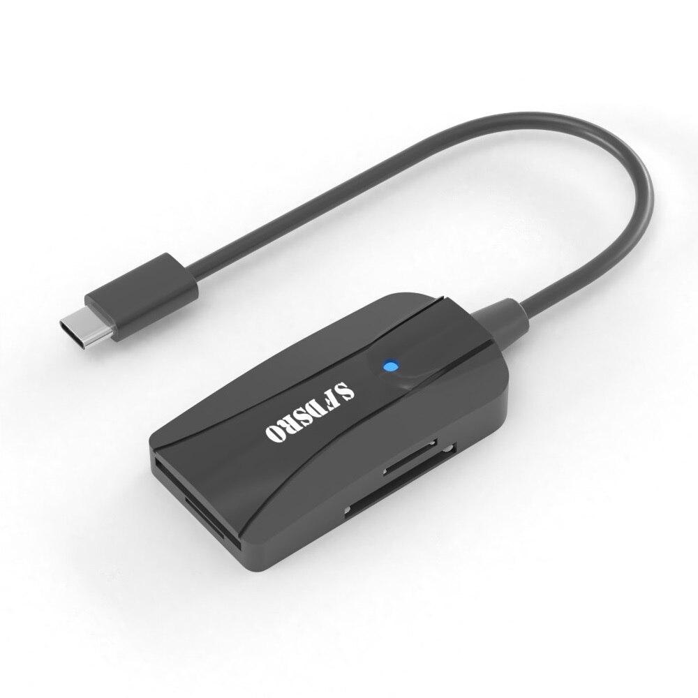 USB Type C Card Reader, Cititor Carduri Dublu Multifunctie Cu Cablu