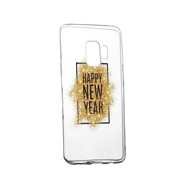 Husa de protectie Happy New Year pentru Huawei Mate 20 Lite, rezistenta la uzura, anti-alunecare, din silicon Premium, 355 Husa de protectie Happy New Year pentru Huawei Mate 20 Lite, rezistenta la uzura, anti-alunecare, din silicon Premium, 355