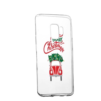 Husa de protectie Merry Xmas pentru Samsung Galaxy J4 2018, rezistenta la uzura, anti-alunecare, din silicon Premium, 357 Husa de protectie Merry Xmas pentru Samsung Galaxy J4 2018, rezistenta la uzura, anti-alunecare, din silicon Premium, 357