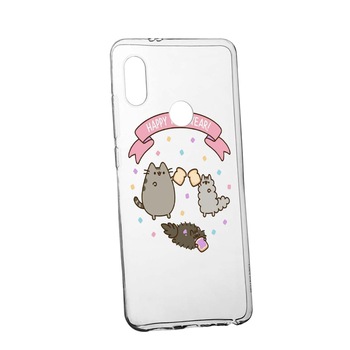 Husa de protectie Happy New Year pentru Huawei Y6 2019, rezistenta la uzura, anti-alunecare, din silicon Premium, 356 Husa de protectie Happy New Year pentru Huawei Y6 2019, rezistenta la uzura, anti-alunecare, din silicon Premium, 356