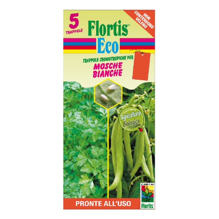 Capcana Orange pentru musculita alba, 5 bucati