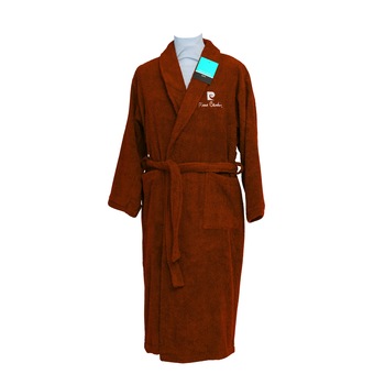 Halat de baie Pierre Cardin, bumbac 100% , culoare Visiniu, marime L-XL Halat de baie Pierre Cardin, bumbac 100% , culoare Visiniu, marime L-XL