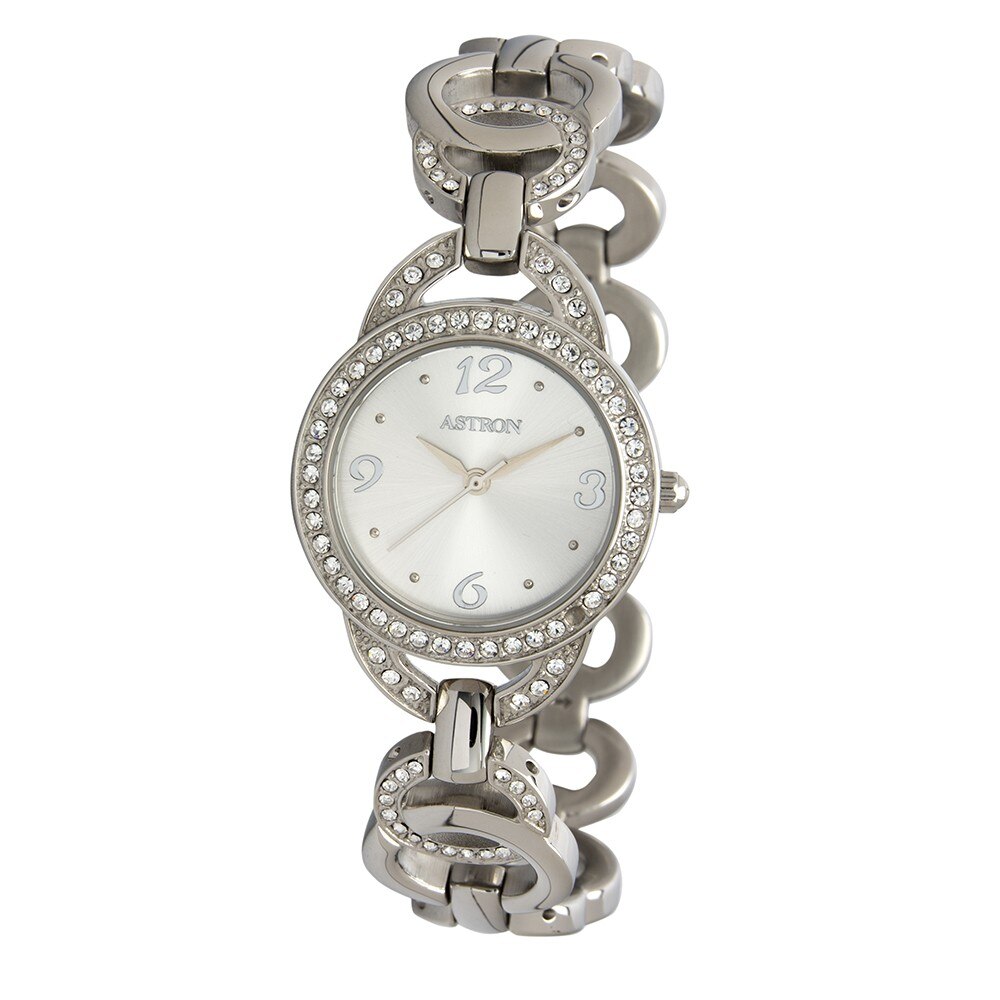Ceas de dama argintiu ASTRON, 26 mm