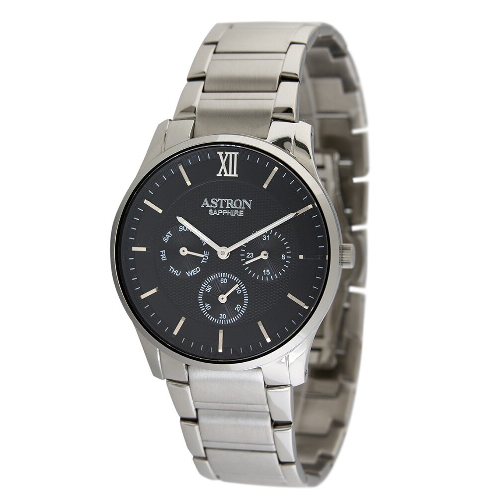 Ceas de barbati ASTRON cu bratara metalica, culoare argintie, 26 mm