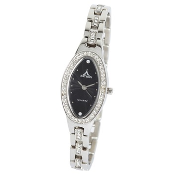 Ceas colier de dama ASTRON, quartz, culoare argintie, 40x20 mm Ceas colier de dama ASTRON, quartz, culoare argintie, 40x20 mm