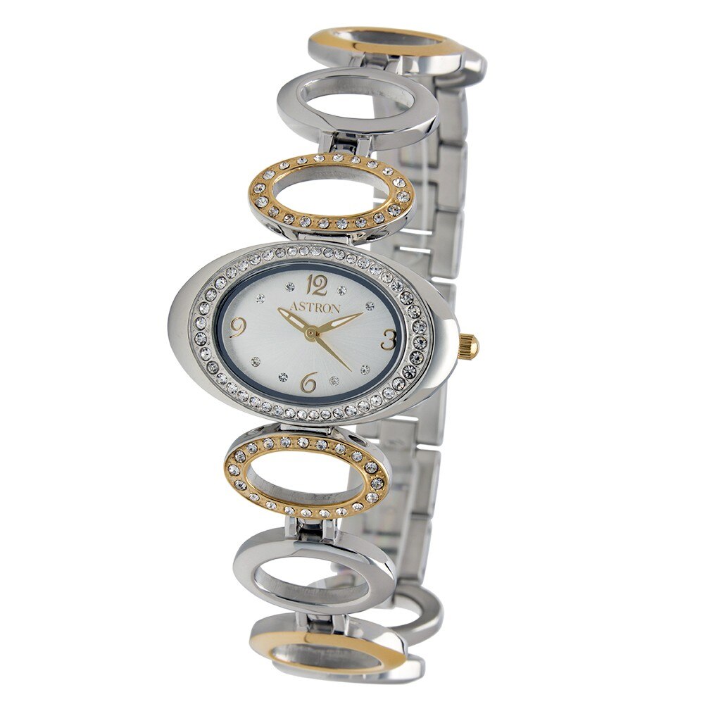 Ceas de dama bicolor ASTRON 21x34 mm