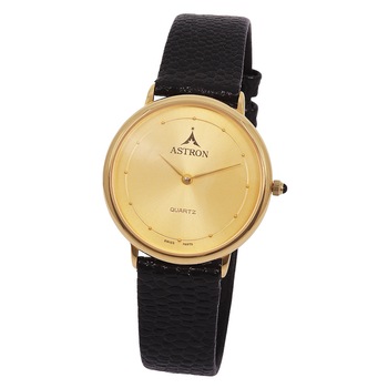 Ceas de dama ASTRON, carcasa aurie, cadran auriu, 40 mm Ceas de dama ASTRON, carcasa aurie, cadran auriu, 40 mm