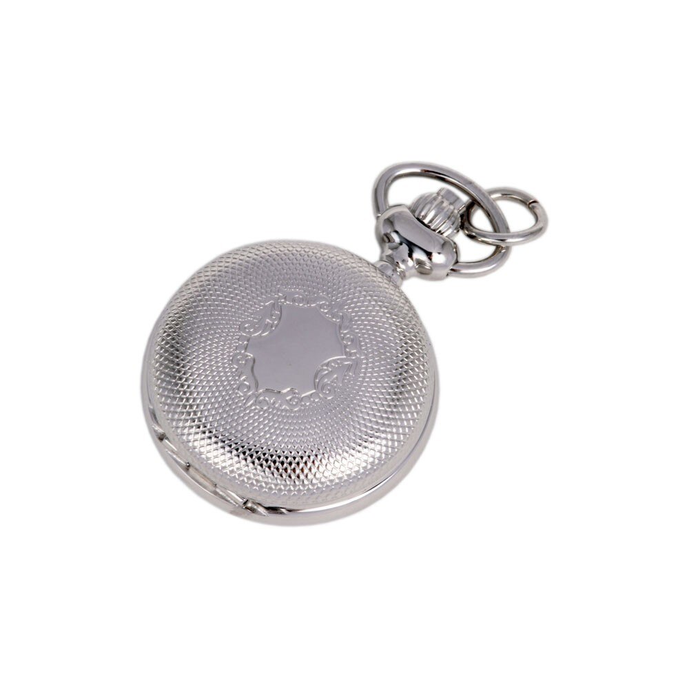 Ceas pandativ ASTRON de dama, argintiu, cu lant, 26 mm