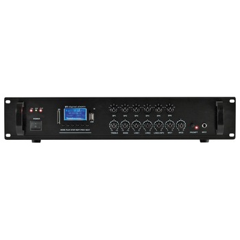 Mixer Amplificator SAL, Putere 400 W, Conectivitate Bluetooth, 2 x Intrare Microfon, 2 x RCA, Radio FM, MP3 Player, Semnalizare Suprasarcina, Design Modern, Negru Mixer Amplificator SAL, Putere 400 W, Conectivitate Bluetooth, 2 x Intrare Microfon, 2 x RCA, Radio FM, MP3 Player, Semnalizare Suprasarcina, Design Modern, Negru