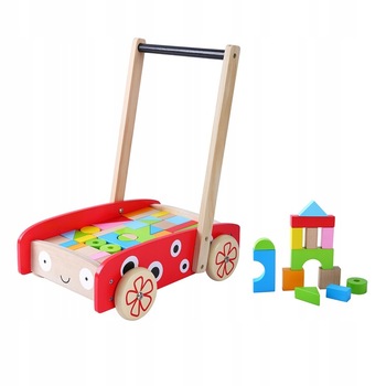 Premergator pentru Copii, din Lemn de Calitate, 40 Piese pentru Construit incluse, Multiple Forme si Culori, Multicolor Premergator pentru Copii, din Lemn de Calitate, 40 Piese pentru Construit incluse, Multiple Forme si Culori, Multicolor
