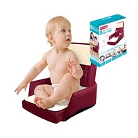salteluta bebelusi copii pufoasa multifunctionala 5 in 1 transformabila in patut scaun culoare visiniu alb ak6355 imagen 1_0_
0