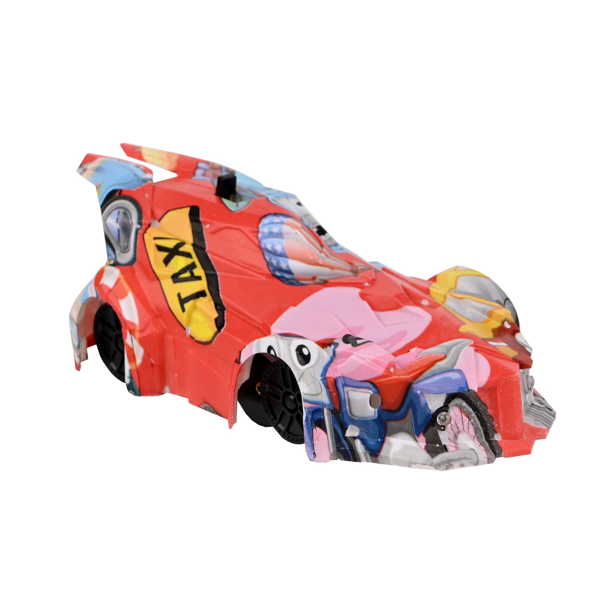 Masinuta de jucarie care merge pe pereti si pe tavan Wall Climber - MX14A