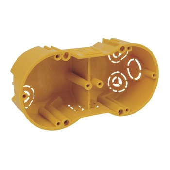 Doza de legatura dubla pentru aparat gips-carton KOPOS, 142×71×45 mm Doza de legatura dubla pentru aparat gips-carton KOPOS, 142×71×45 mm