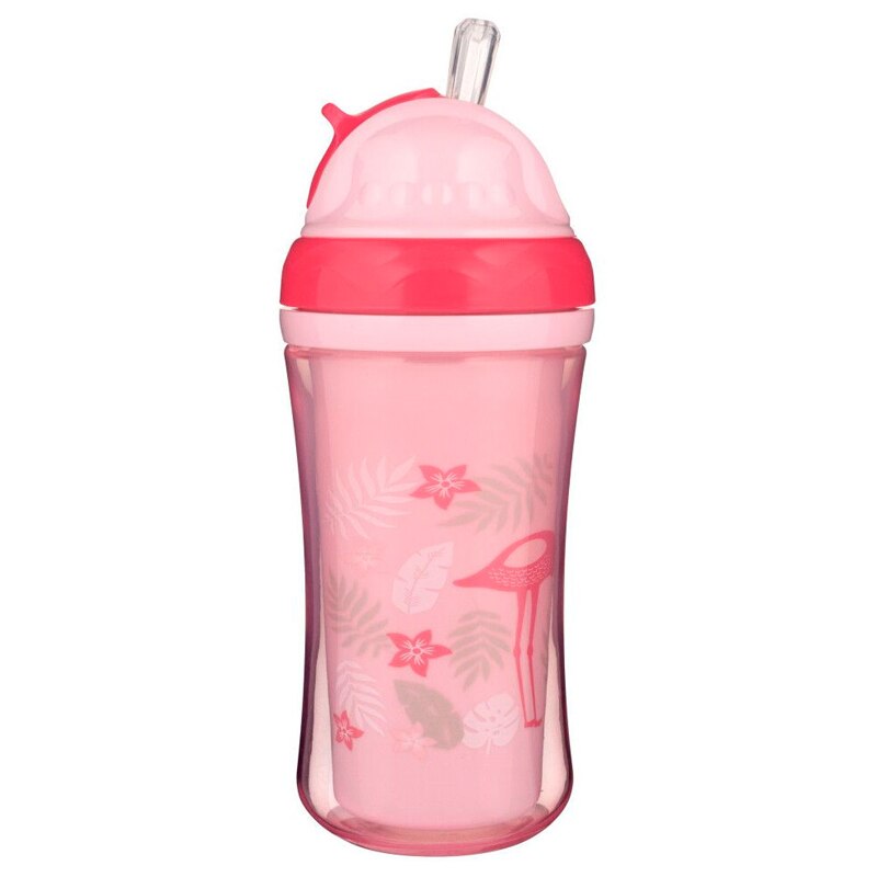 Biberon cu pai 260 ml Canpol Babies Sport Cup 74/050, Roz 12+ luni