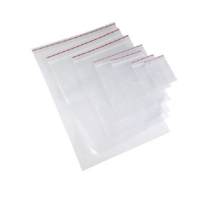 Комплект от 100 чанти с цип 70x100 мм