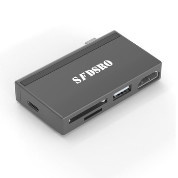 Adaptor USB Type C la HDMI, USB 2.0, SD Card, MicroSD Adaptor USB Type C la HDMI, USB 2.0, SD Card, MicroSD