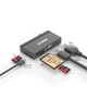 Adaptor USB Type C la HDMI, USB 2.0, Card SD, 2xMicroSD si Micro USB