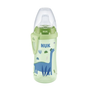 Biberon cu cioc din silicon 300 ml Nuk Active Cup 255409V, Verde 12+ luni Biberon cu cioc din silicon 300 ml Nuk Active Cup 255409V, Verde 12+ luni