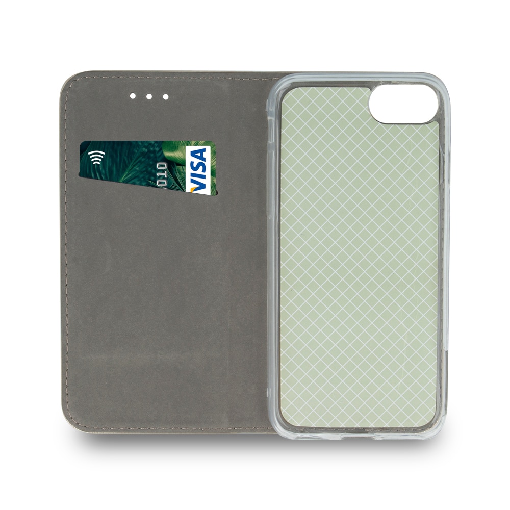 Husa Smart Magnet Book Compatibila cu Huawei P40 Lite E Verde