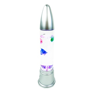 Veioza cu apa si pesti, 3 pesti, gri, 12 v, 8W, 45 cm Veioza cu apa si pesti, 3 pesti, gri, 12 v, 8W, 45 cm