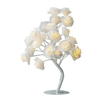 veioza de tip trandafir cu 24 de leduri albcrem 45 cm imagen 52_2_
0
