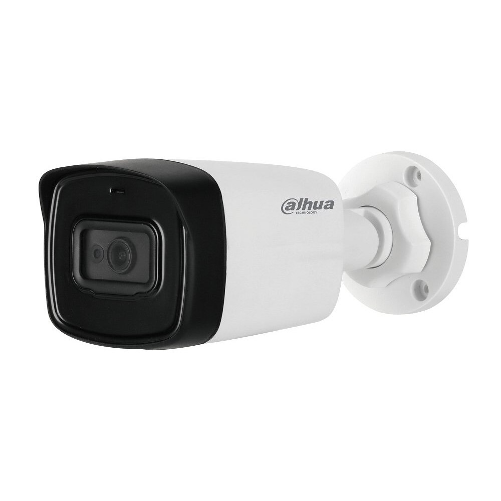 Camera supraveghere exterior Dahua HAC-HFW1200TL-A, 2 MP, IR 80 m, 3.6 mm, audio