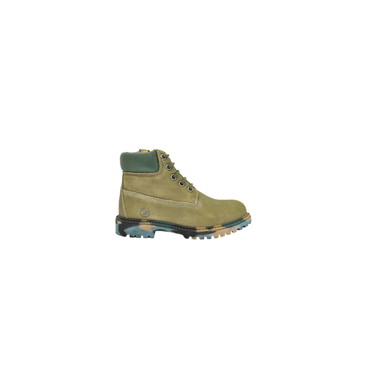 Bocanci Lumberjack River Military Green, Piele naturala