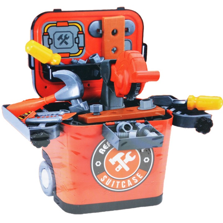 Комплект инструменти и инструменти за ремонт на количка, с батерии