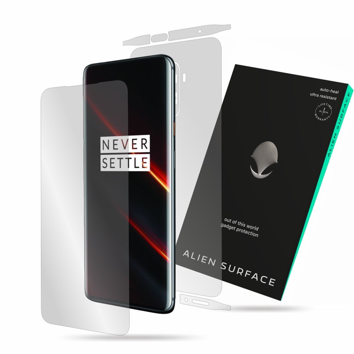 Защитно Фолио Alien Surface, OnePlus 7T Pro 5G McLaren, Защита Екран, Заден, Отстрани