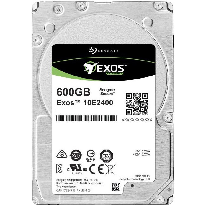HDD Server Seagate Exos 10E2400 512N 600GB, 10000rpm, SAS