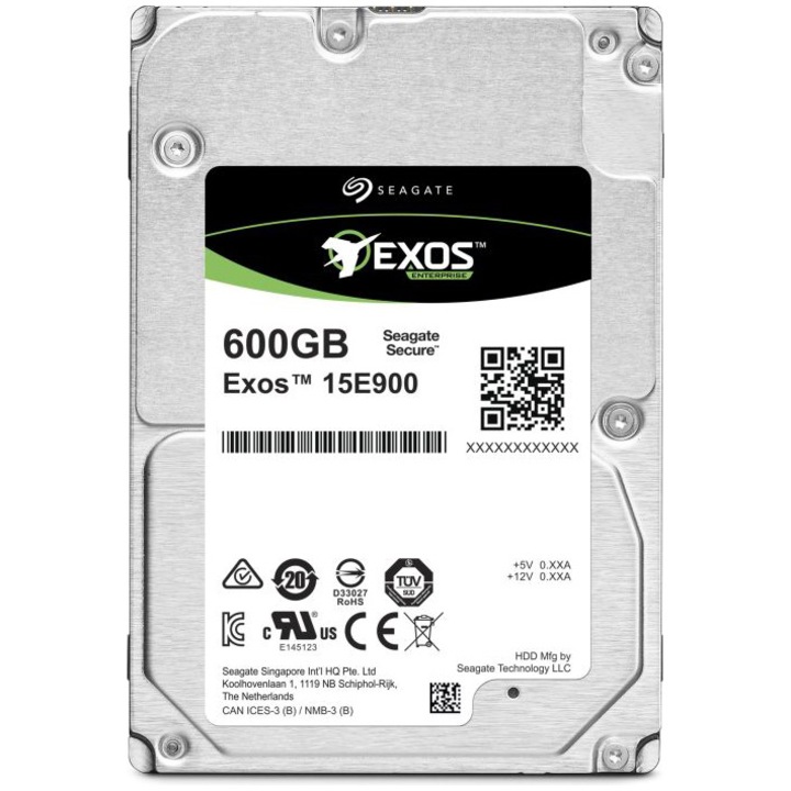HDD Server Seagate Exos 15E900 512N 600GB, 15000rpm, SAS