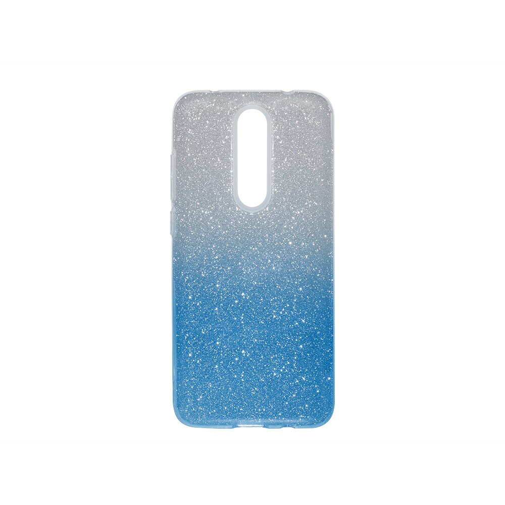 Husa de protectie pentru Xiaomi Redmi 8 / Xiaomi Redmi 8A, Shining, Silicon, Argintiu/ Albastru