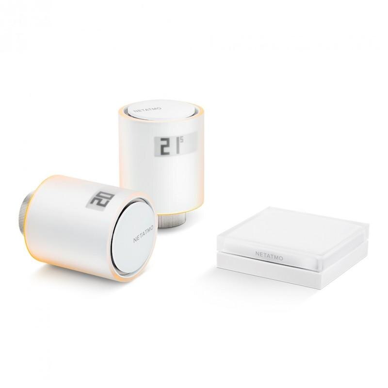 Kit Netatmo Starter Pack cu 2 capete termostat si releu Wi-Fi