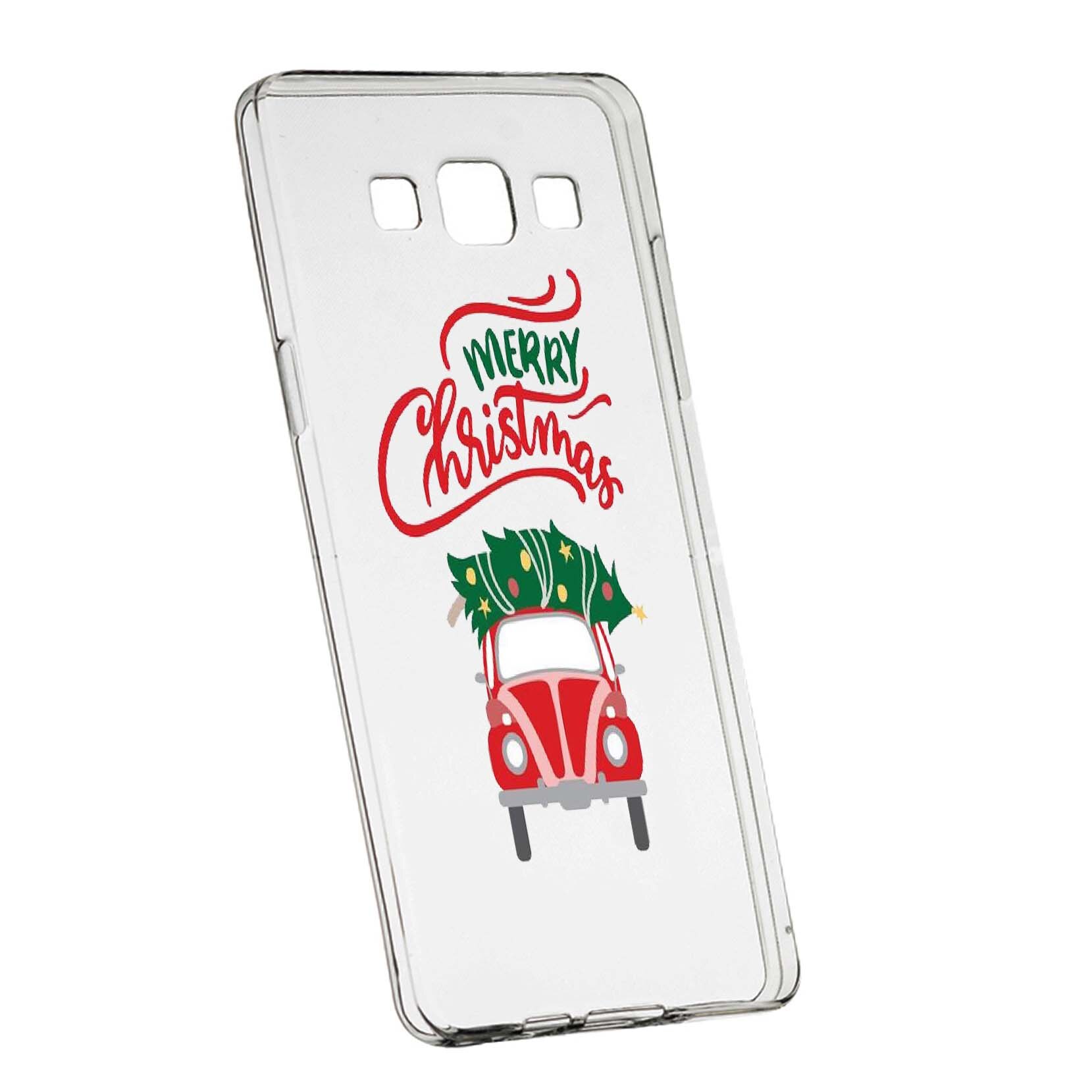 Husa de protectie Merry Xmas pentru Samsung Galaxy J3 2016, rezistenta la uzura, anti-alunecare, din silicon Premium, 357