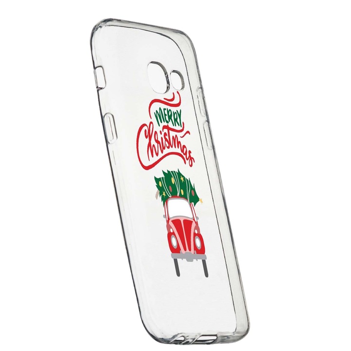 Защитен калъф Merry Xmas за Samsung Galaxy A5 2017 Устойчив на износване противоплъзгащ премиум силикон 357