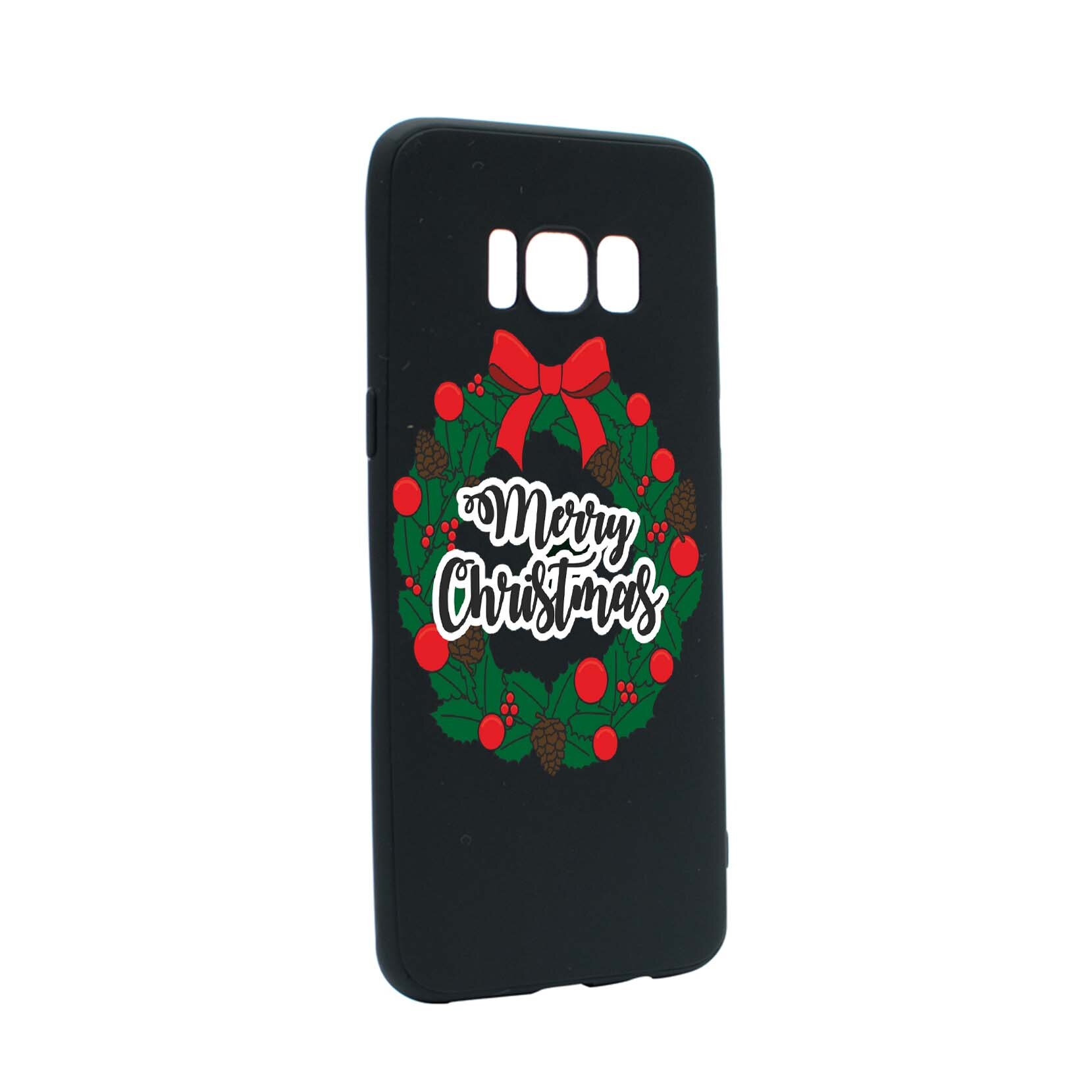 Husa de protectie Craciun, Merry Christmas pentru Samsung Galaxy S8 Plus, rezistenta la uzura, anti-alunecare, din silicon Premium, B346