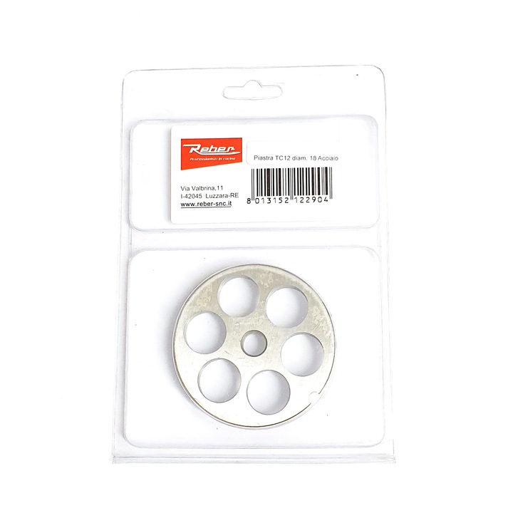 Sita INOX nr.12 granulatie 18mm, diametru 69.5mm, grosime 8.3mm, Reber