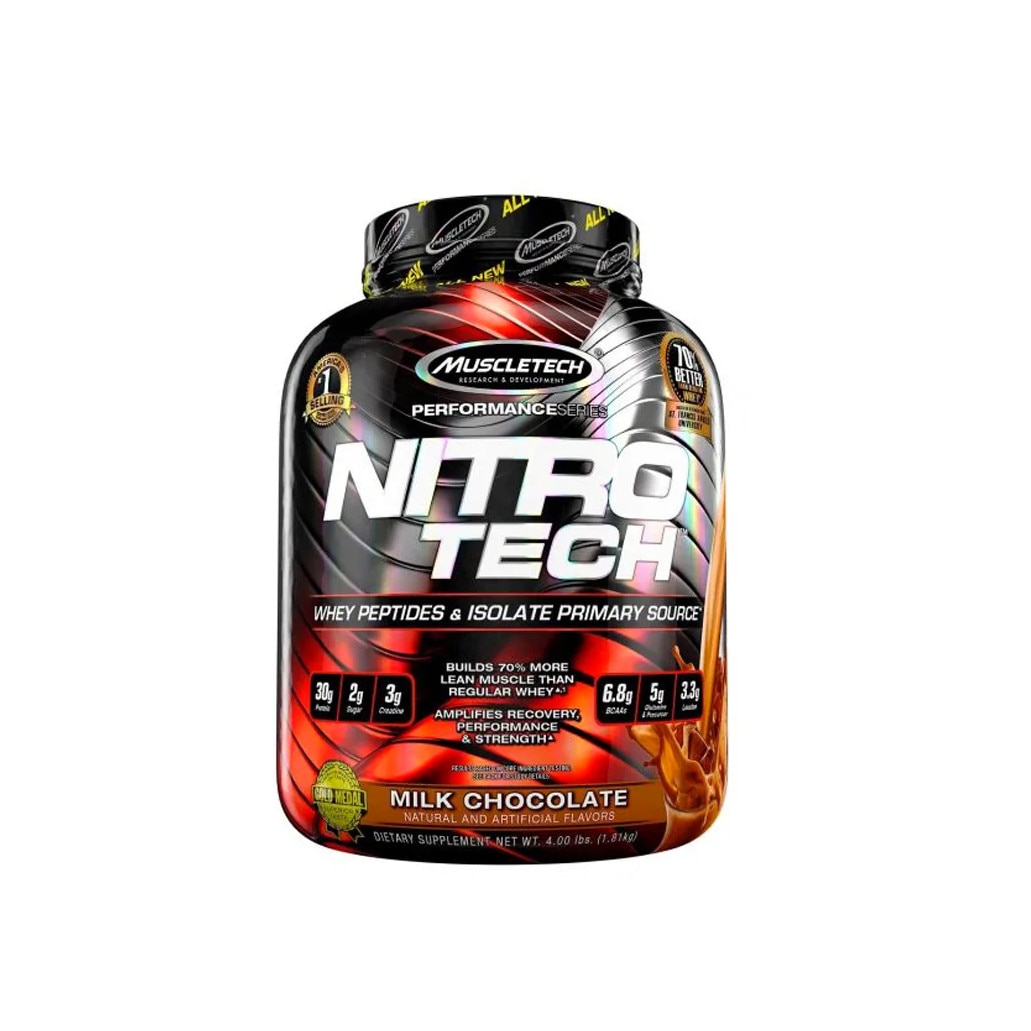 Proteina MuscleTech Nitro Tech Performance Series, 1.8kg, Milk Chocolate