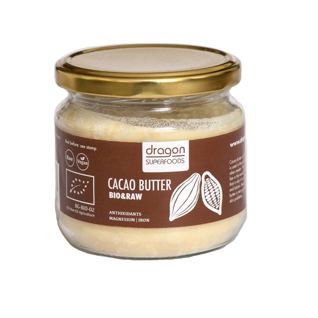 Unt de cacao raw eco Dragon Superfoods 300g