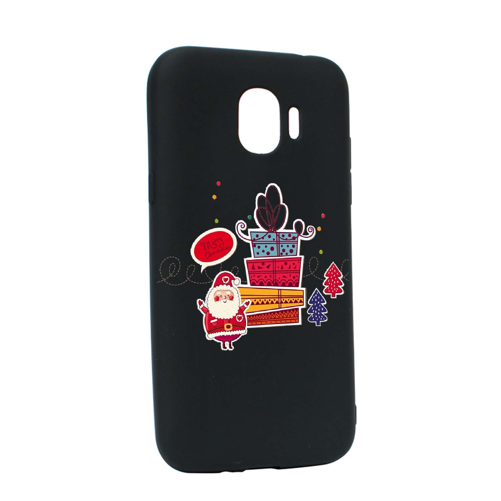 Husa de protectie Craciun, Christmas Gift pentru Samsung Galaxy J2 Pro 2018 / J2 2018 / Grand Prime Pro, rezistenta la uzura, anti-alunecare, din silicon Premium, B348