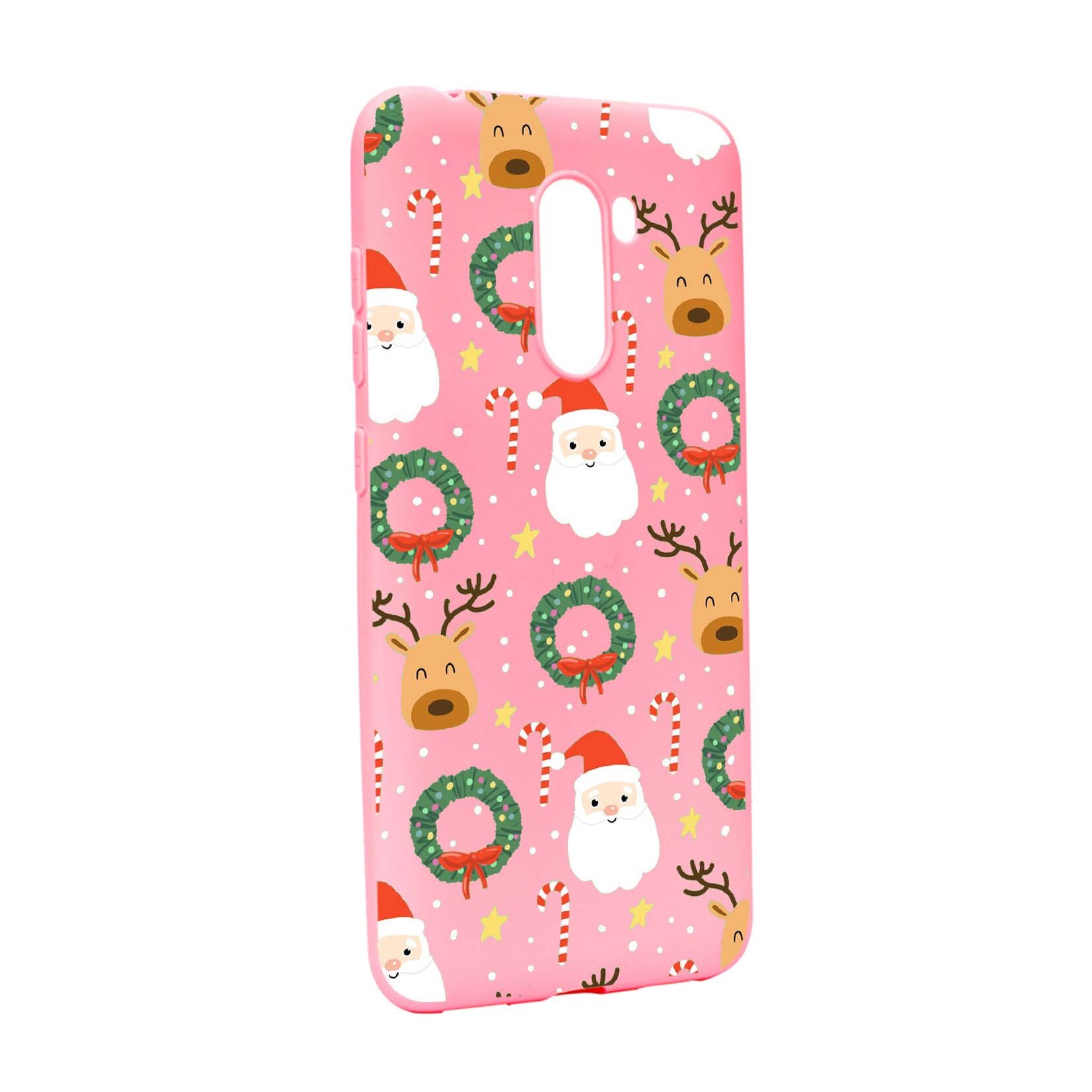 Husa de protectie Craciun, Christmas Happy pentru Xiaomi PocoPhone F1, rezistenta la uzura, anti-alunecare, din silicon Premium, P350