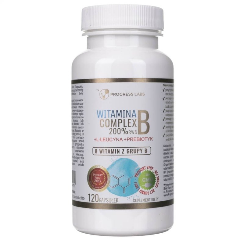 Supliment Alimentar Progress Labs Vitamina B Complex 200% - 120 Capsule ...