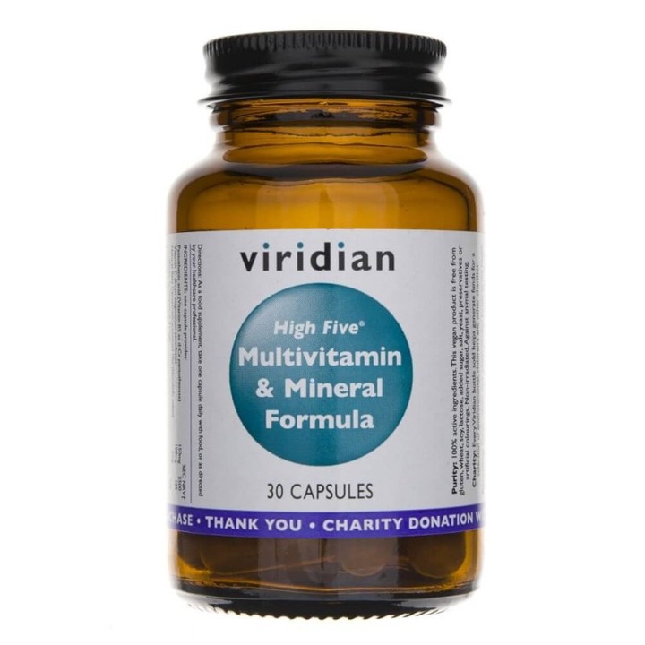 Supliment alimentar Viridian High Five Multivitamine & Mineral Formula - 30 capsule
