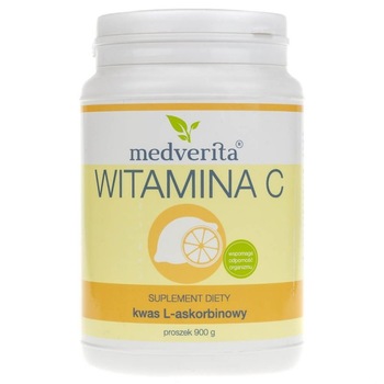 Supliment alimentar Medverita Vitamina C acid ascorbic pulbere - 900 g Supliment alimentar Medverita Vitamina C acid ascorbic pulbere - 900 g