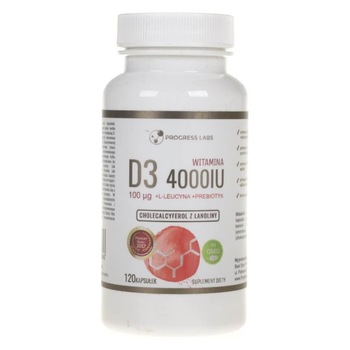 Supliment alimentar Progress Labs Vitamina D3 4000 UI - 120 capsule Supliment alimentar Progress Labs Vitamina D3 4000 UI - 120 capsule